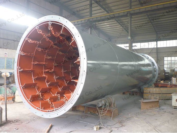 Sawdust drying machine structure
