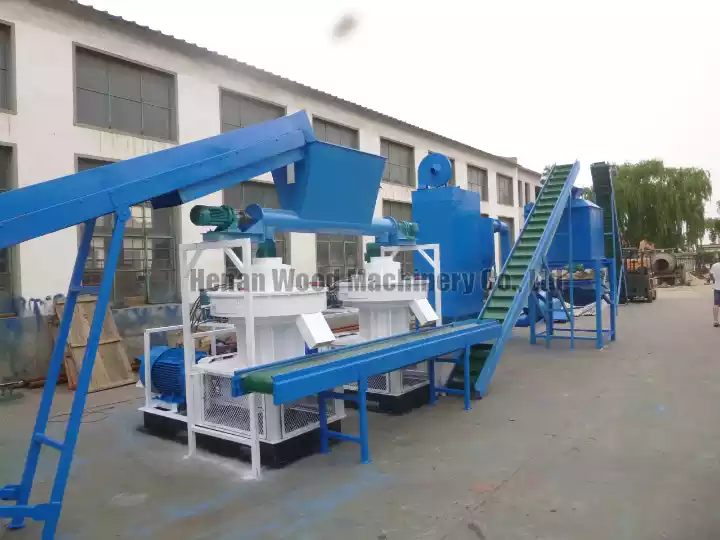 Biomass wood pellet  production line