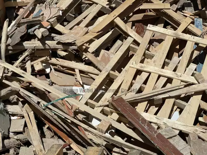 fuente de materia prima de paleta de madera