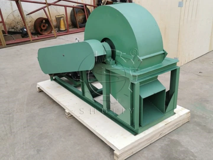 máquina trituradora de madeira