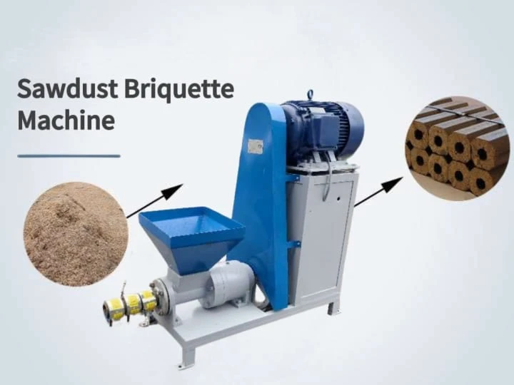 machine à briquettes de sciure