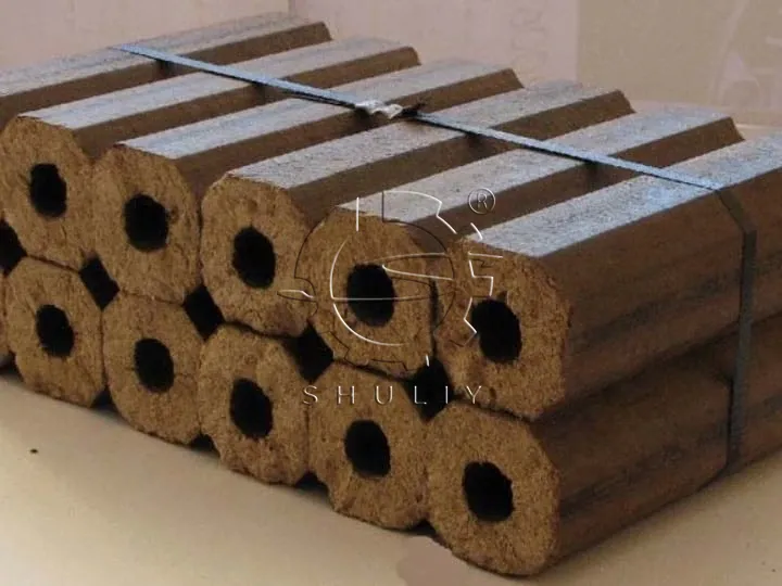 Sawdust Briquette Making Machine 9 Finished product of biomass briquette machine