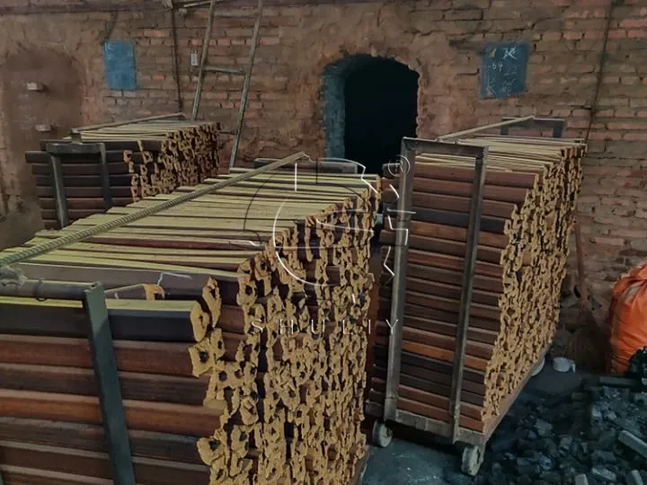 Sawdust Briquette Making Machine 10 Finished product of biomass briquette making machine
