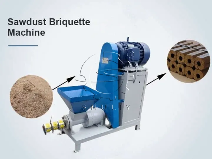 sawdust briquette making machine