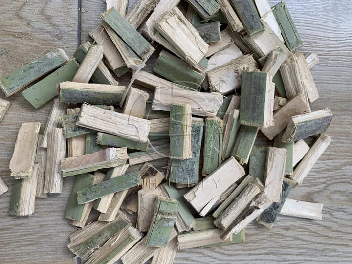 Industrial Wood Chipper For Fast And Uniform Wood Chipping In Sri Lanka 5 Finished product of log chipper