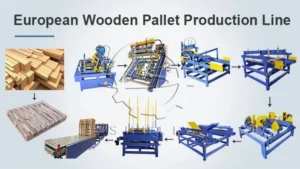 European wooden pallet production line
