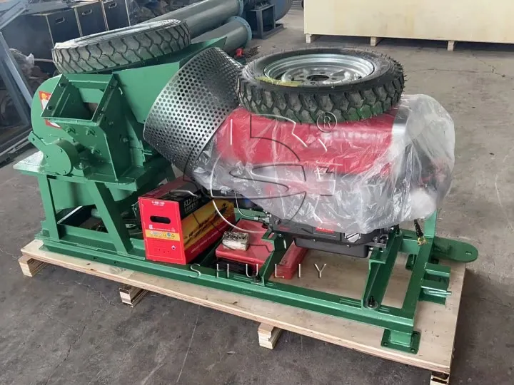 Wood pulverizer machine