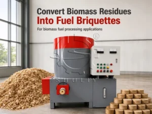 hydraulic sawdust briquette machine